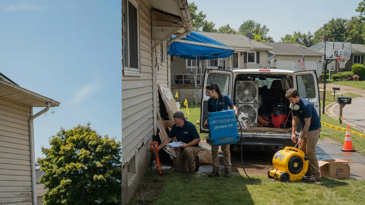 Ceiling Leak Cleanup in Fort Branch, IN near me